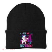 4 Years Old Unicorn Flossing 4th Birthday Unicorn Party Beanie thumb 0