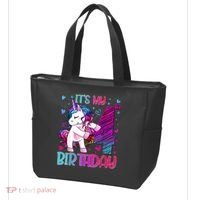4 Years Old Unicorn Flossing 4th Birthday Unicorn Party Tote Bag thumb 3