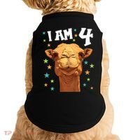 4 Years Old 4 Birthday Camels Boy Girl Camel Doggie Tank thumb 0