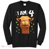 4 Years Old 4 Birthday Camels Boy Girl Camel Sweatshirt thumb 0