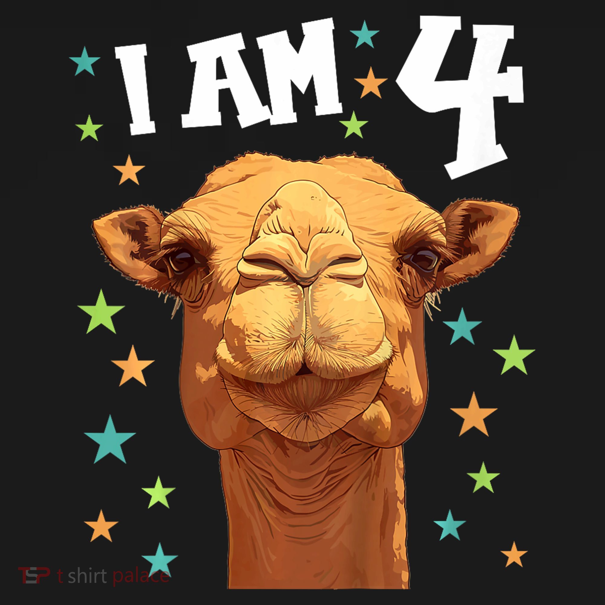 4 Years Old 4 Birthday Camels Boy Girl Camel Sweatshirt