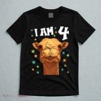 4 Years Old 4 Birthday Camels Boy Girl Camel T-Shirt thumb 5