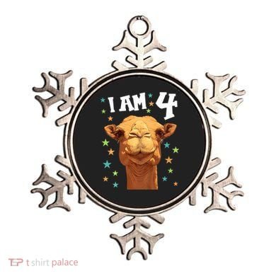 4 Years Old 4 Birthday Camels Boy Girl Camel Ornament