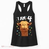 4 Years Old 4 Birthday Camels Boy Girl Camel Women's Tank Top thumb 0