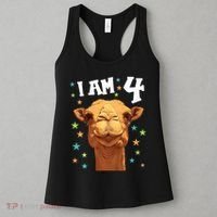 4 Years Old 4 Birthday Camels Boy Girl Camel Women's Tank Top thumb 3