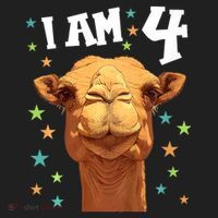 4 Years Old 4 Birthday Camels Boy Girl Camel Golf Towel thumb 3