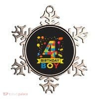 4 Year Old Building Blocks 4th Birthday Ornament thumb 0