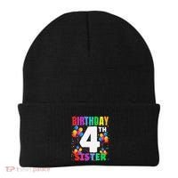 4 Years Old ItS My 4th Birthday Crew Balloons For Sister Beanie thumb 0