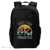 42nd Years Wedding Anniversary Gifts For Couples Matching 42 Backpack thumb 0