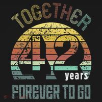 42nd Years Wedding Anniversary Gifts For Couples Matching 42 Women's Hoodie thumb 2