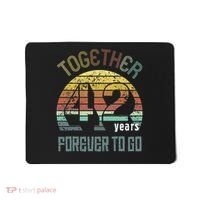 42nd Years Wedding Anniversary Gifts For Couples Matching 42 Mousepad thumb 0