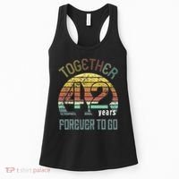 42nd Years Wedding Anniversary Gifts For Couples Matching 42 Women's Tank Top thumb 0