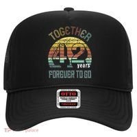 42nd Years Wedding Anniversary Gifts For Couples Matching 42 Hat thumb 0