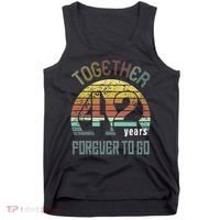 42nd Years Wedding Anniversary Gifts For Couples Matching 42 Tank Top thumb 0
