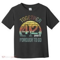 42nd Years Wedding Anniversary Gifts For Couples Matching 42 Toddler T-Shirt thumb 0
