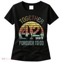 42nd Years Wedding Anniversary Gifts For Couples Matching 42 Women's T-Shirt thumb 0