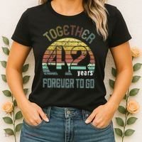 42nd Years Wedding Anniversary Gifts For Couples Matching 42 Women's T-Shirt thumb 2