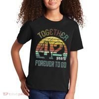 42nd Years Wedding Anniversary Gifts For Couples Matching 42 Kids T-Shirt thumb 2