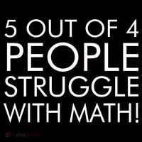 5 Out Of 4 People Struggle With Math Women's T-Shirt thumb 6