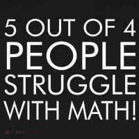 5 Out Of 4 People Struggle With Math Women's T-Shirt thumb 6