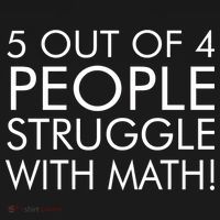 5 Out Of 4 People Struggle With Math Kids Long Sleeve Shirt thumb 2