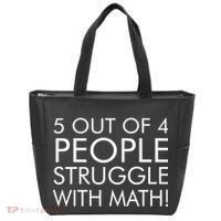 5 Out Of 4 People Struggle With Math Tote Bag thumb 0