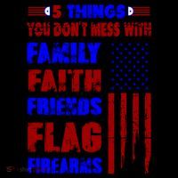 5 Things You Do Not Mess With Pro America Coffee Mug thumb 5