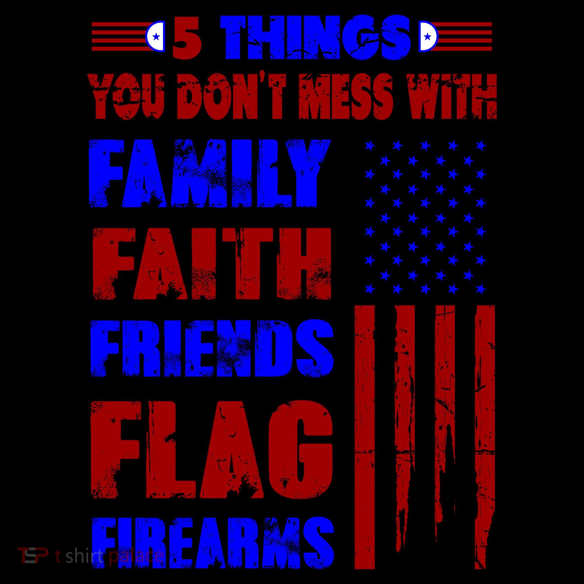 5 Things You Do Not Mess With Pro America Coffee Mug