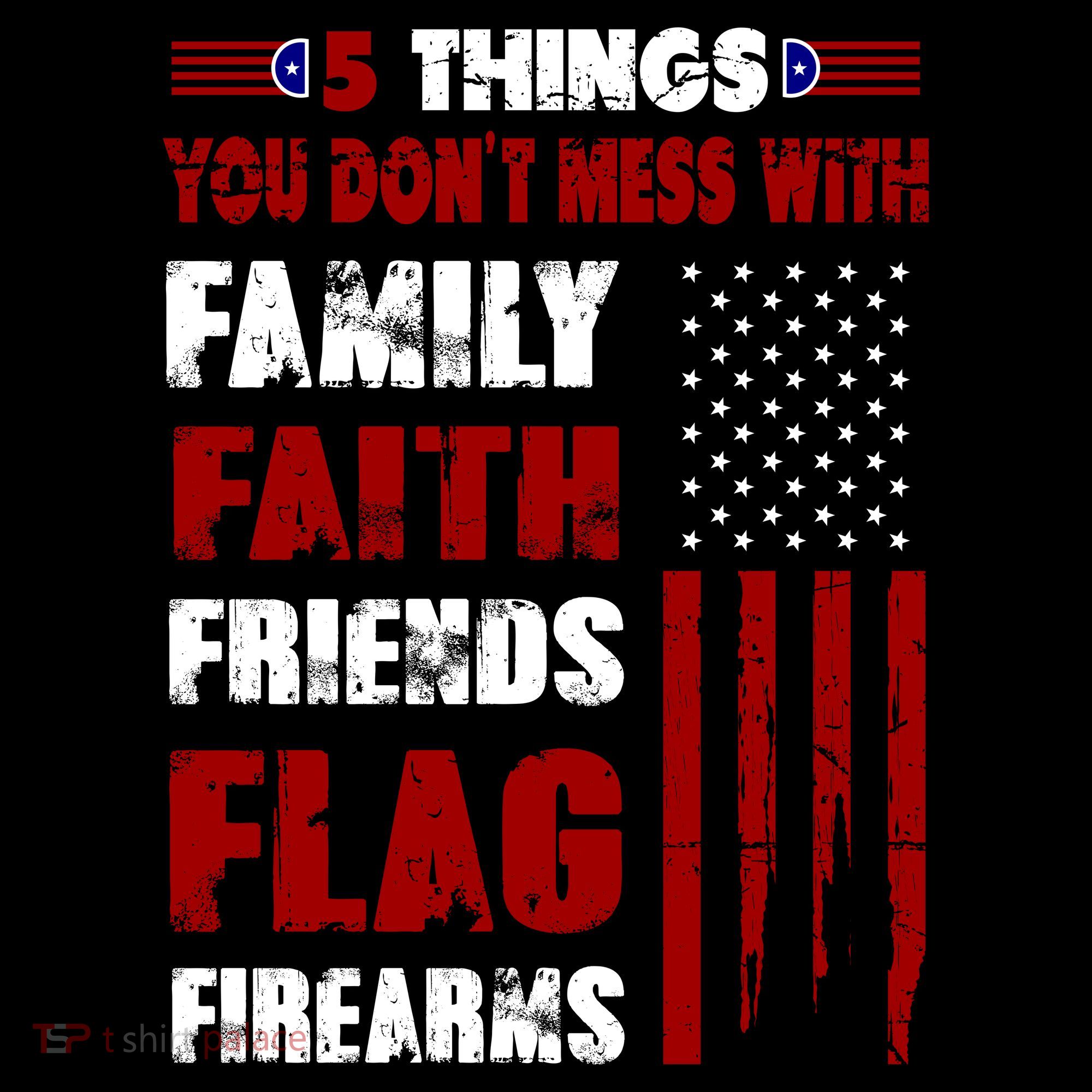 5 Things You Do Not Mess With Pro America Ornament