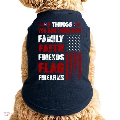5 Things You Do Not Mess With Pro America Doggie Tank