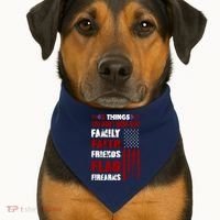 5 Things You Do Not Mess With Pro America USA-Made Doggie Bandana thumb 1