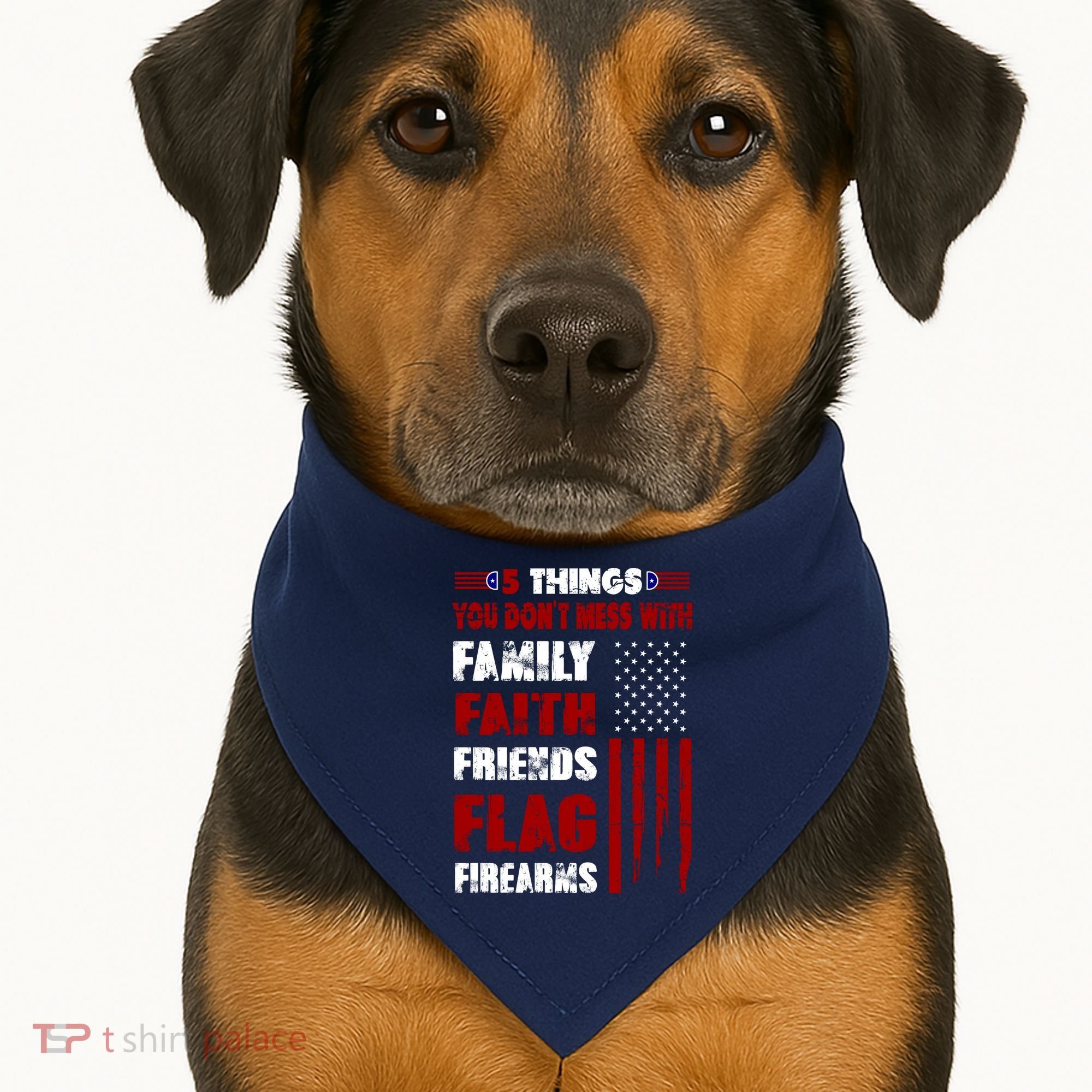 5 Things You Do Not Mess With Pro America USA-Made Doggie Bandana