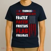 5 Things You Do Not Mess With Pro America T-Shirt thumb 3