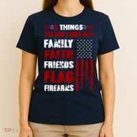 5 Things You Do Not Mess With Pro America T-Shirt thumb 4