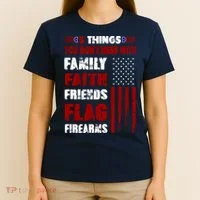 5 Things You Do Not Mess With Pro America T-Shirt thumb 4