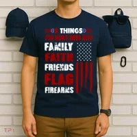 5 Things You Do Not Mess With Pro America T-Shirt thumb 6