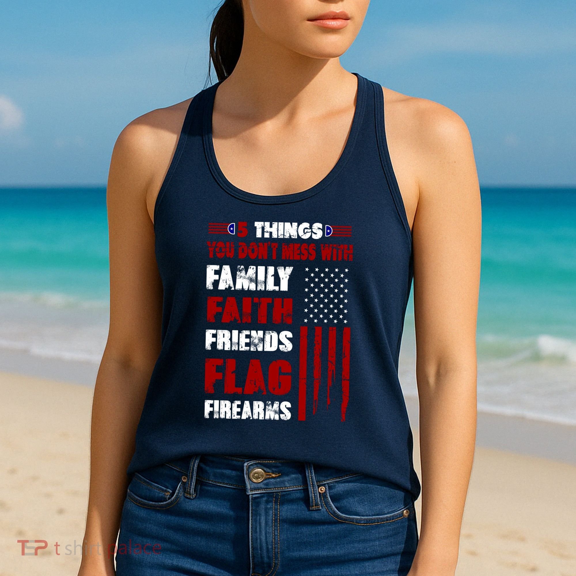 5 Things You Do Not Mess With Pro America Women's Tank Top
