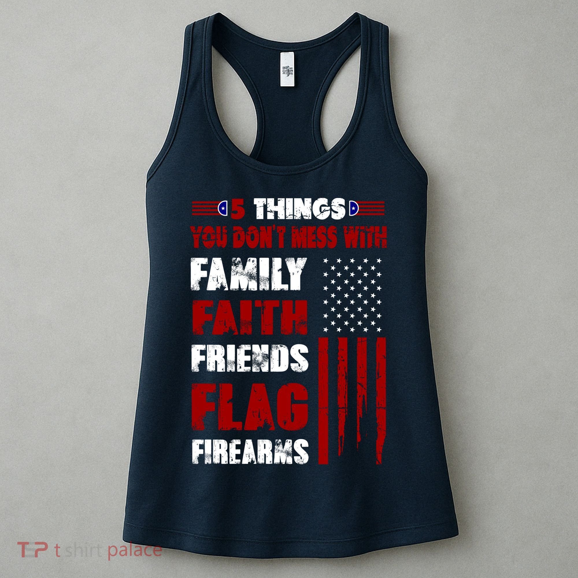 5 Things You Do Not Mess With Pro America Women's Tank Top