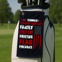 5 Things You Do Not Mess With Pro America Golf Towel thumb 2