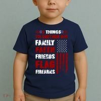 5 Things You Do Not Mess With Pro America Toddler T-Shirt thumb 2
