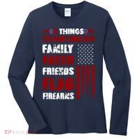 5 Things You Do Not Mess With Pro America Women's Long Sleeve Shirt thumb 0