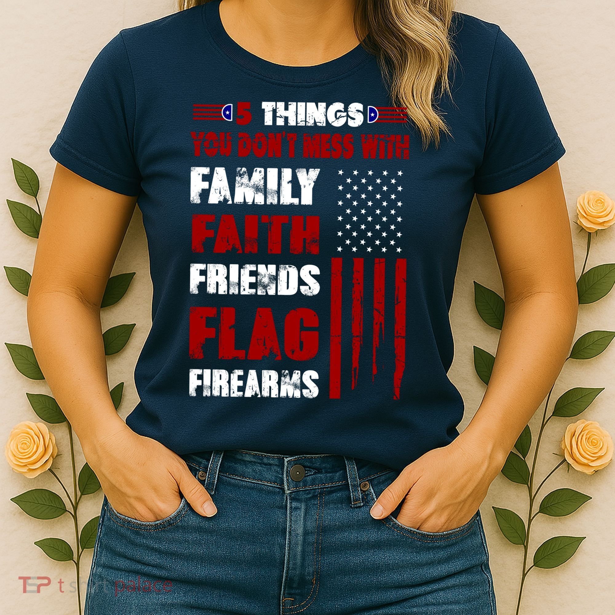 5 Things You Do Not Mess With Pro America Women's T-Shirt
