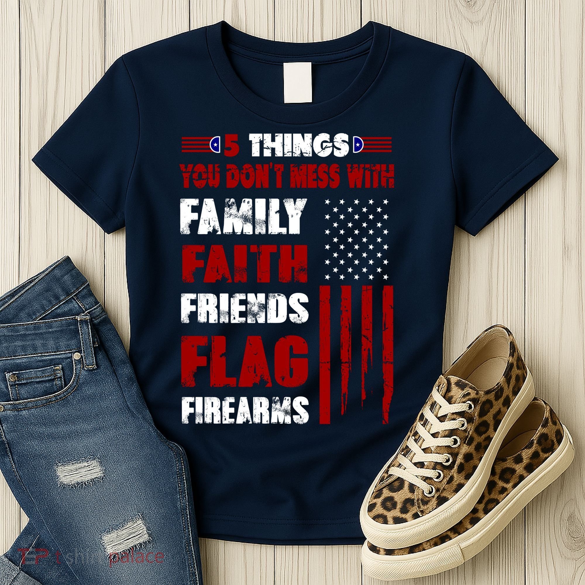 5 Things You Do Not Mess With Pro America Women's T-Shirt
