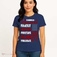 5 Things You Do Not Mess With Pro America Women's T-Shirt thumb 4