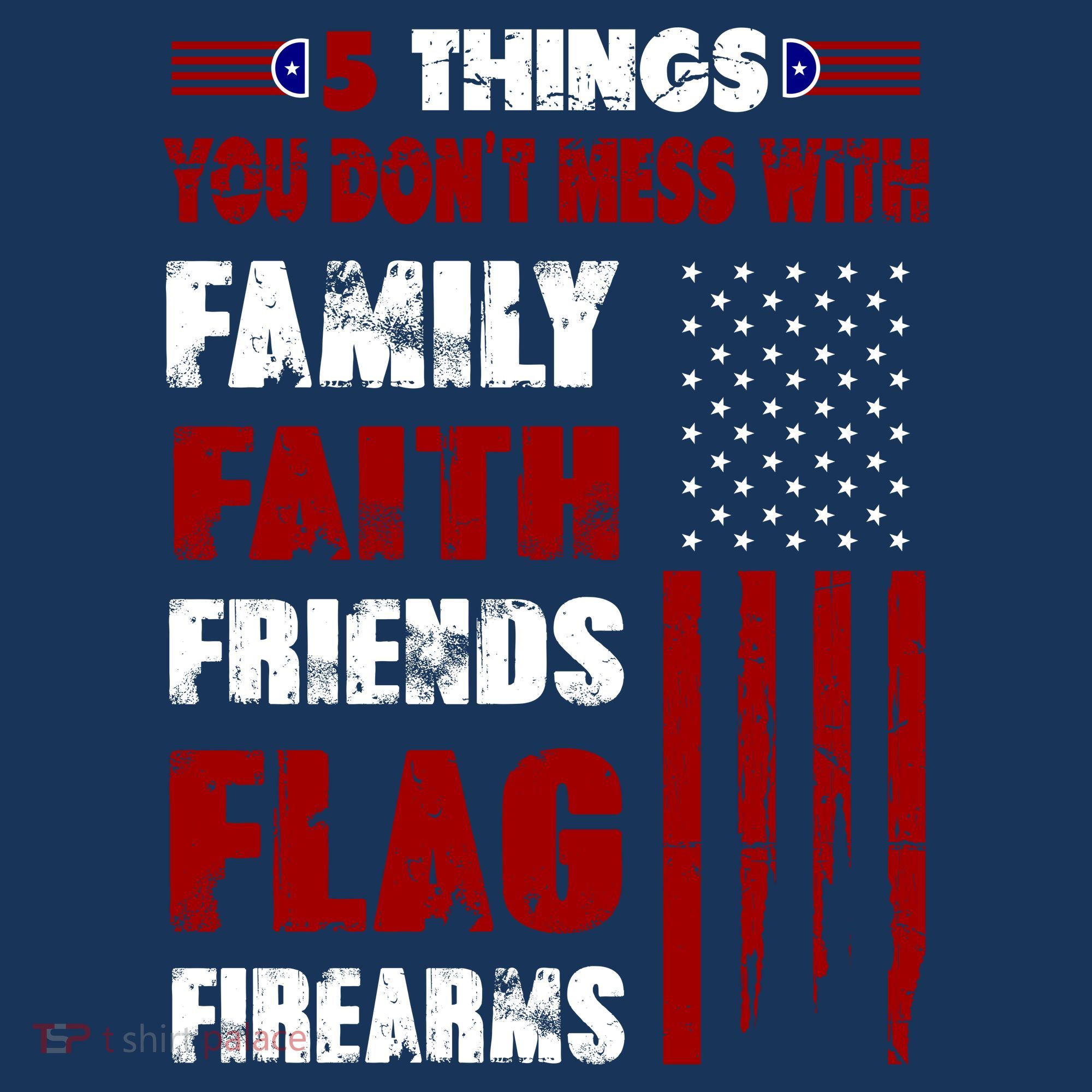 5 Things You Do Not Mess With Pro America Women's T-Shirt