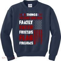 5 Things You Do Not Mess With Pro America Kids Sweatshirt thumb 0