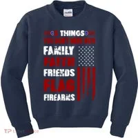 5 Things You Do Not Mess With Pro America Kids Sweatshirt thumb 0