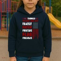 5 Things You Do Not Mess With Pro America Kids Hoodie thumb 3