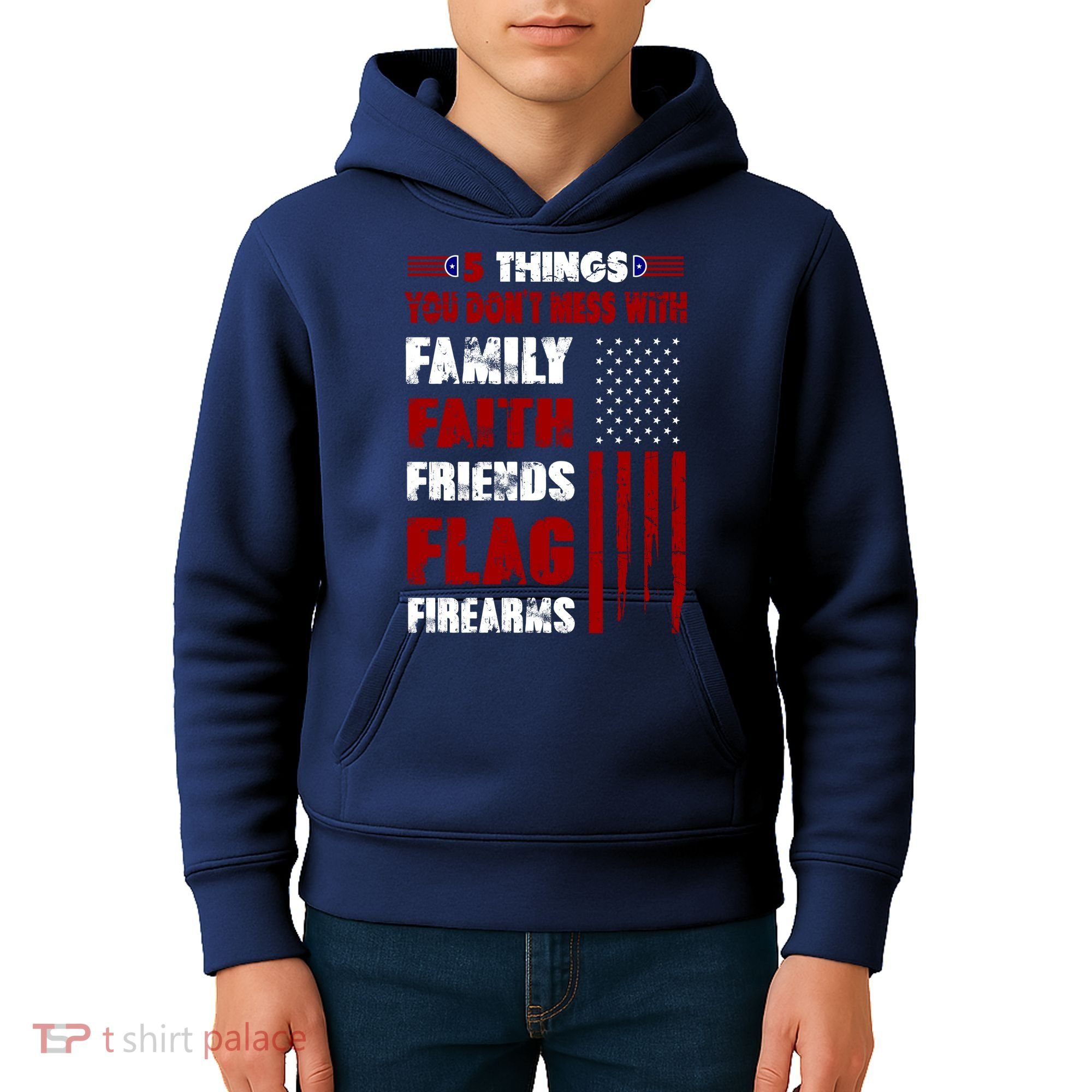 5 Things You Do Not Mess With Pro America Kids Hoodie