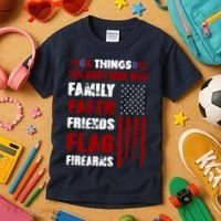 5 Things You Do Not Mess With Pro America Kids T-Shirt thumb 3